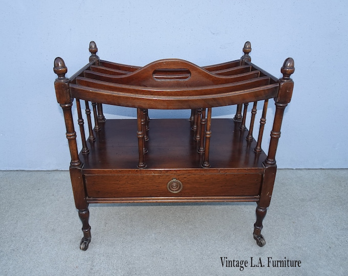 Vintage Mill Valley Canturbury Magazine Rack