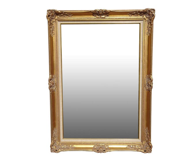 Large 43.5"x31" Vintage French Country Gold Ornate Picture Frame