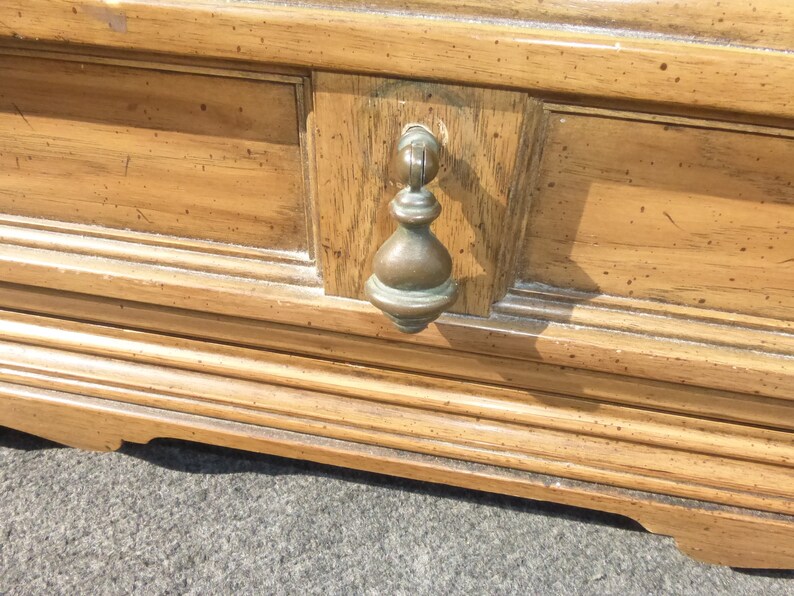 PAIR Vintage Mid Century End Tables French Country Cottage Etsy