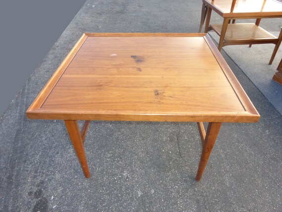 Vintage Drexel Coffee Table Square Danish Modern Style Peg - Vintage Drexel Coffee Table Vintage Drexel Coffee Table Square Danish Modern Style Peg - Vintage Drexel Coffee Table