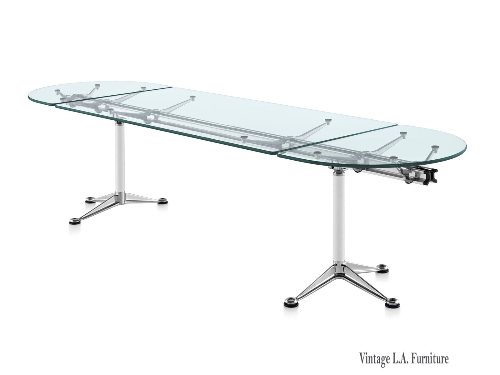 Vintage Herman Miller Glass Desk /Table by Bruce Burdick