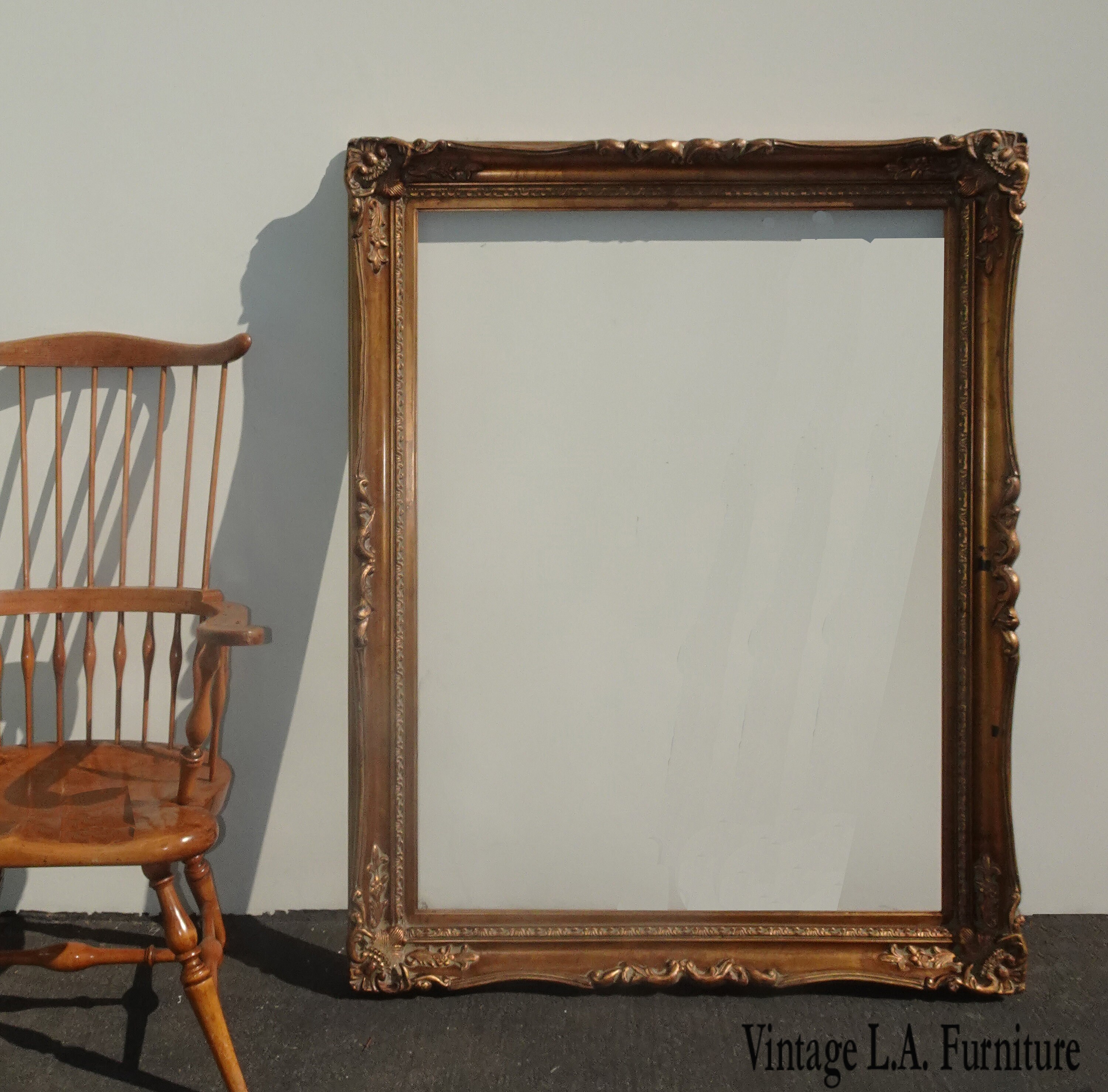 Vintage French Country Gold Ornate Picture Frame