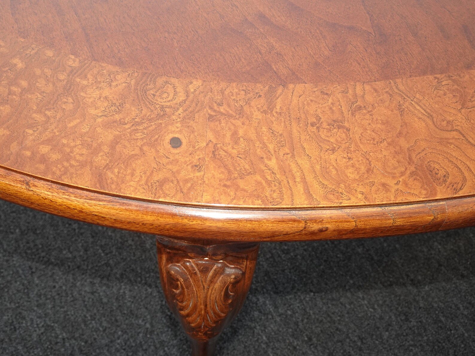 Vintage French Country Thomasville Brown Dining Room Table W Etsy