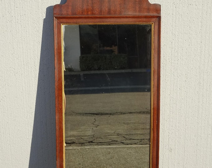 Vintage 1932 French Provincial Country Victorian Gold Eagle Wall Mantle Mirror