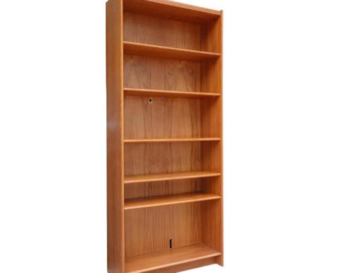 Vintage Danish Mid Century Modern Bookcase Made in Denmark