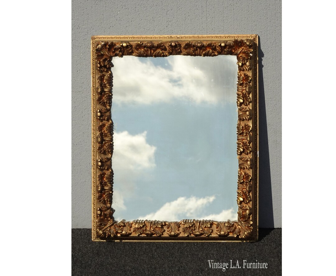 French Provincial Ornate Mirror - COUNTRY GOLD - X Large 100cm x 190cm main image 0