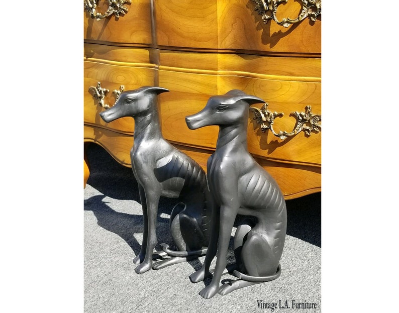 Greyhound Shipping Quote >> Pair Bronze Vintage Black Greyhound Dog Statues Collectible Sculpture Figurines Greyhound Shipping Quote >> Pair Bronze Vintage Black Greyhound Dog Statues Collectible Sculpture Figurines