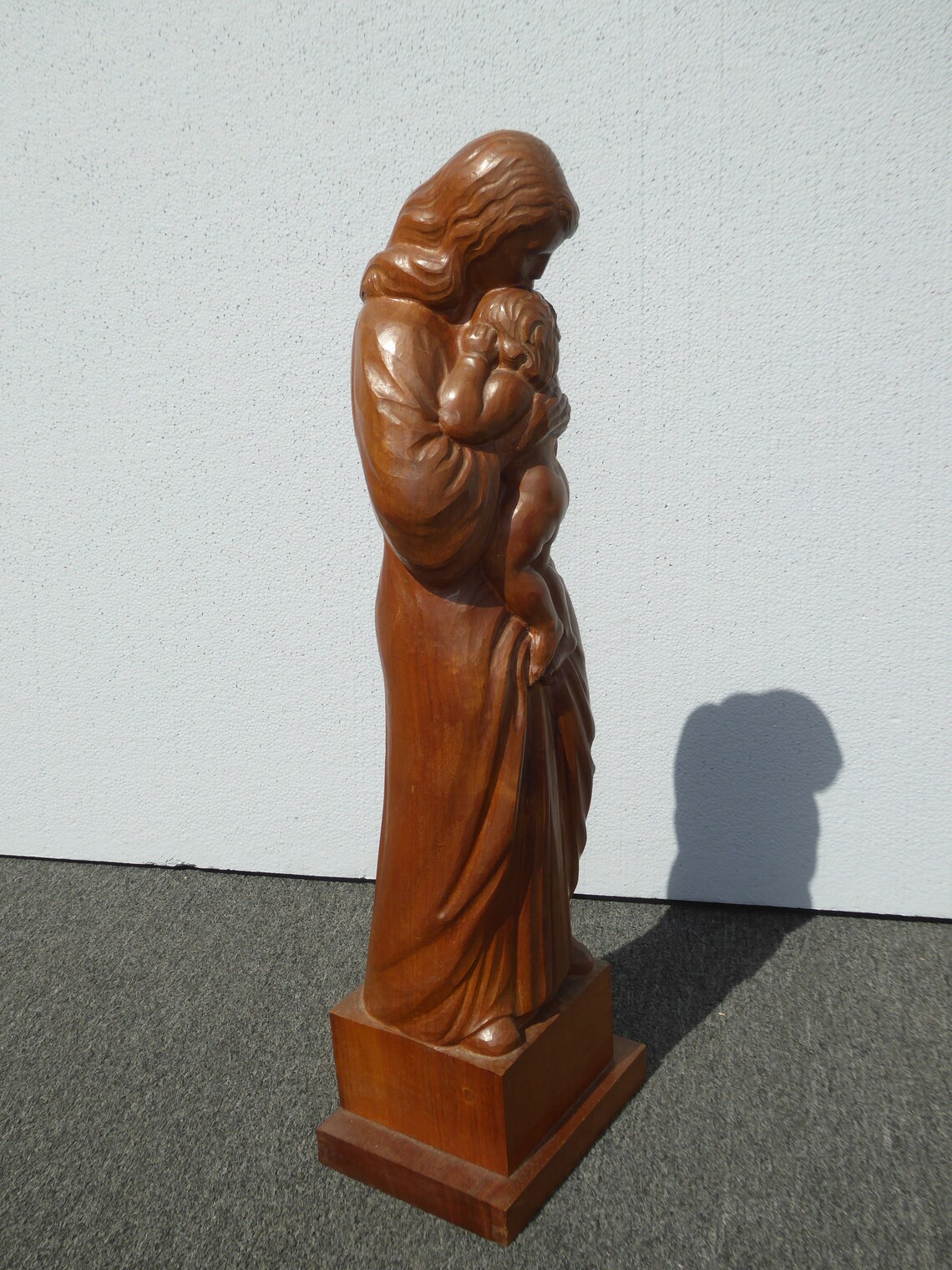 Vintage Swiss 29H Statue 'Le Maire Et Enfant' image 2