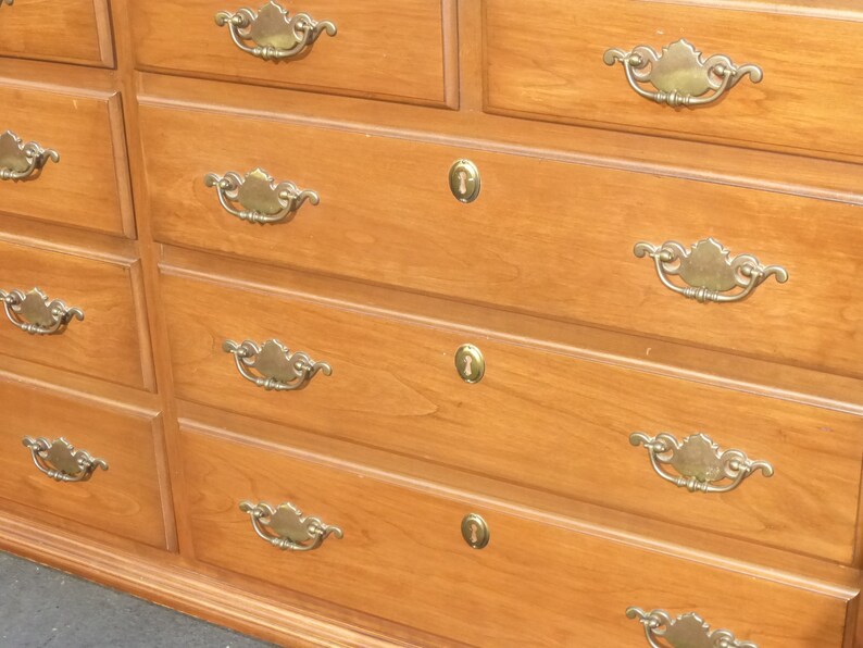 Vintage French Double Maple Dresser by Pennsylvania House Etsy