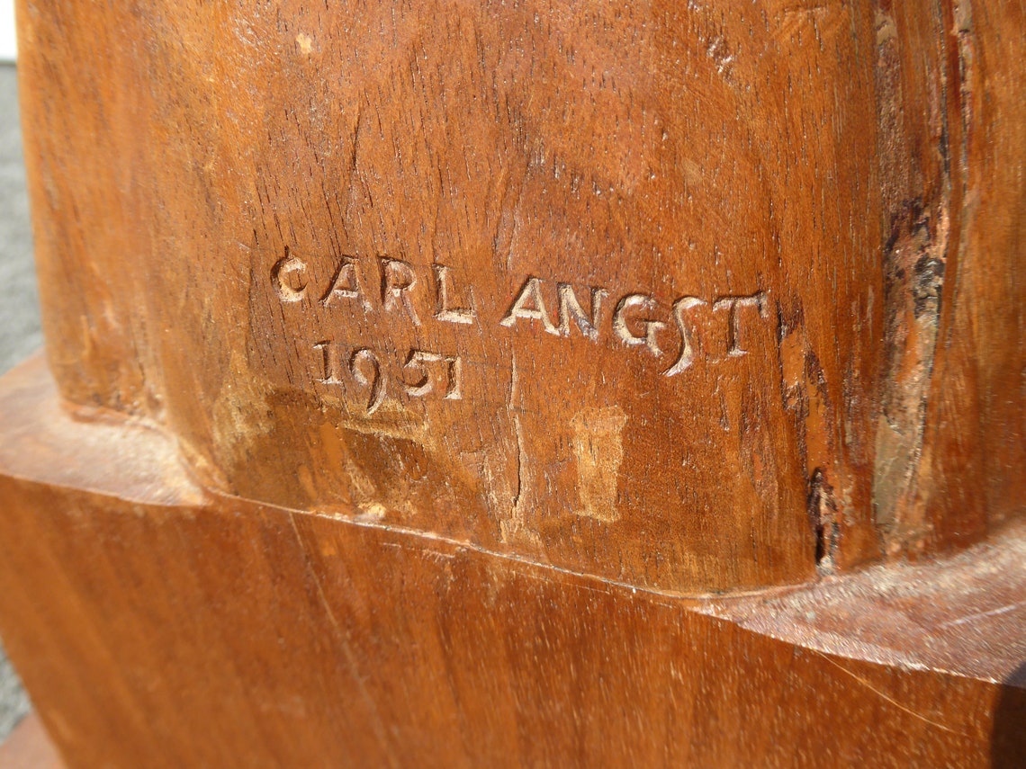 Vintage Swiss 29H Statue 'Le Maire Et Enfant' image 1