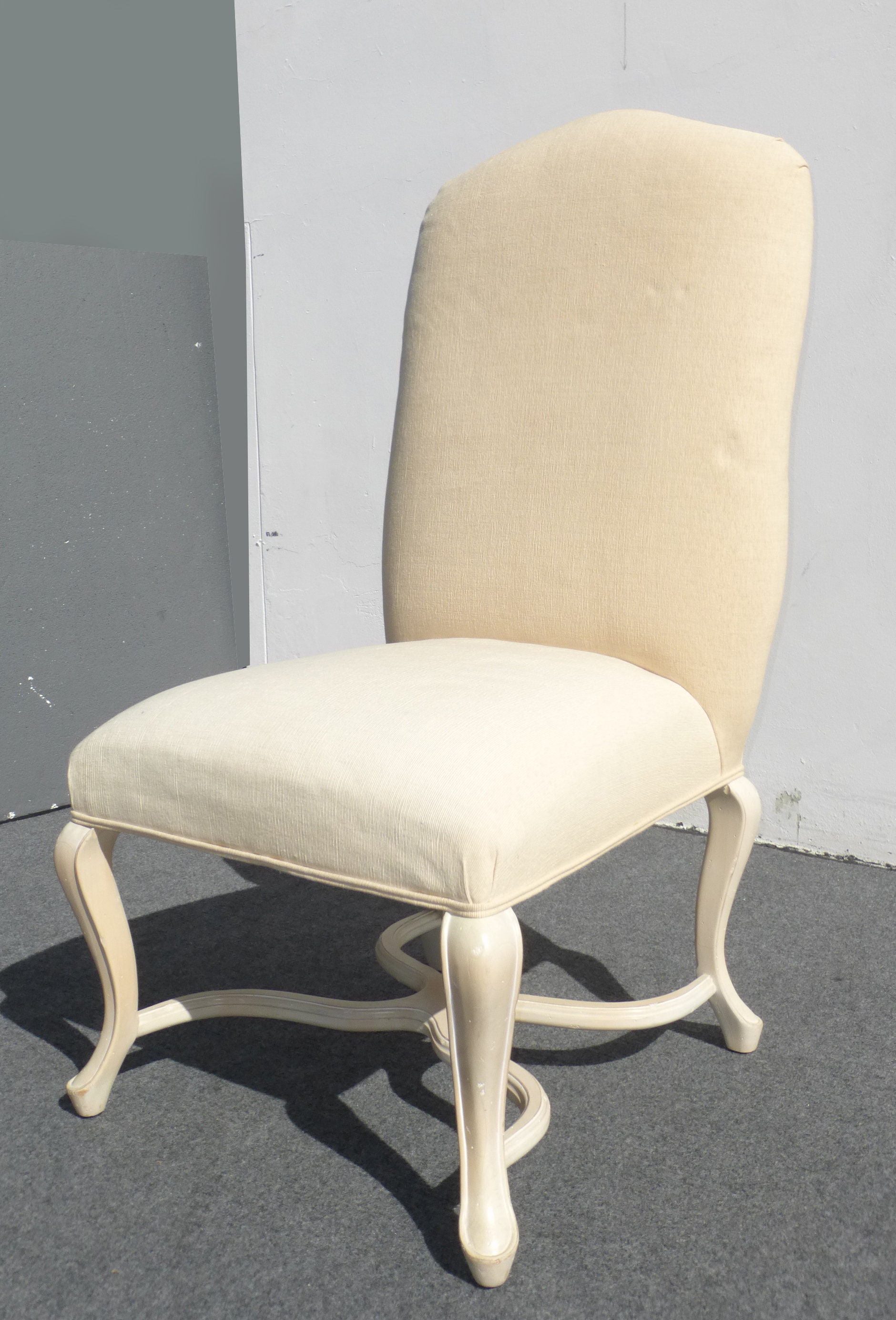 Vintage Kreiss Collection French Country White Accent Chair
