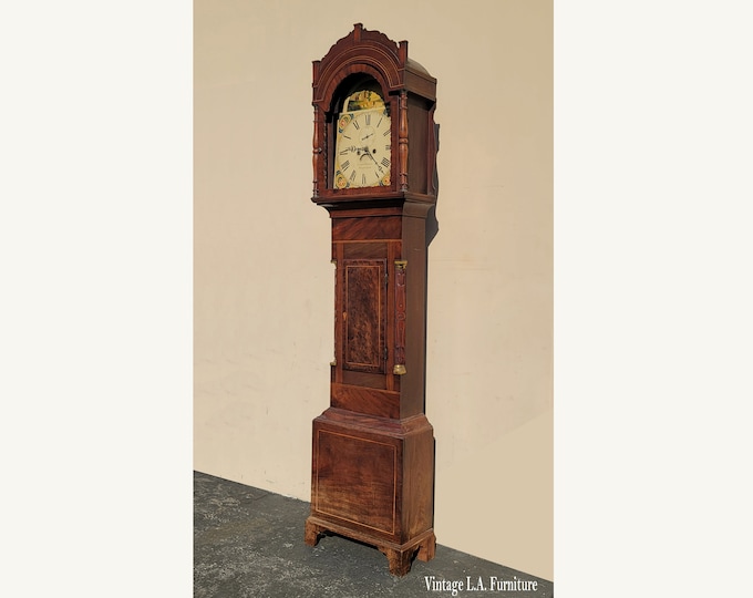 18th Century Longcase Clock by Isaac Jenkins a Welsh Tredegar Clock Maker
