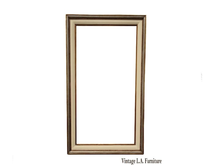 Large Tall 54"Hx31 Vintage French Country Gold Ornate Picture Frame