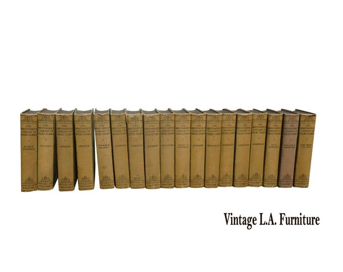 Set of 18 Books The Masterpiece Library of Shorts Stories Vol 1-20~Missing 14&17
