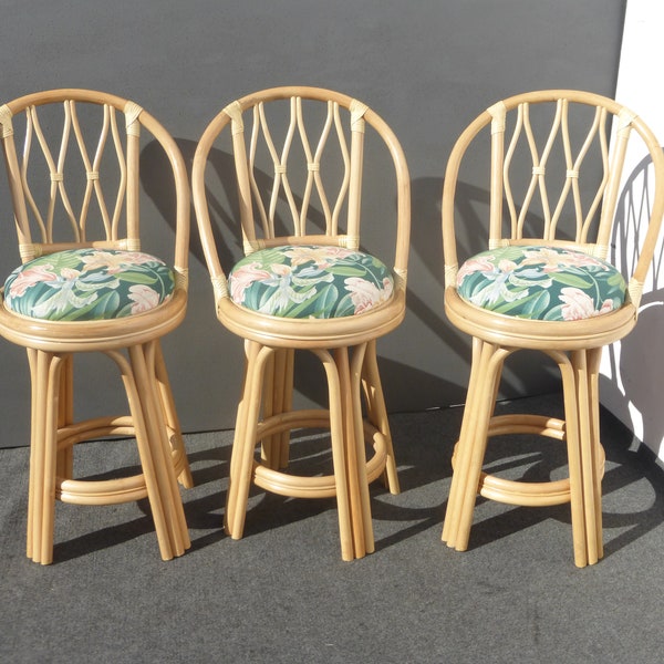 Leather Bar Stools Swivel Etsy