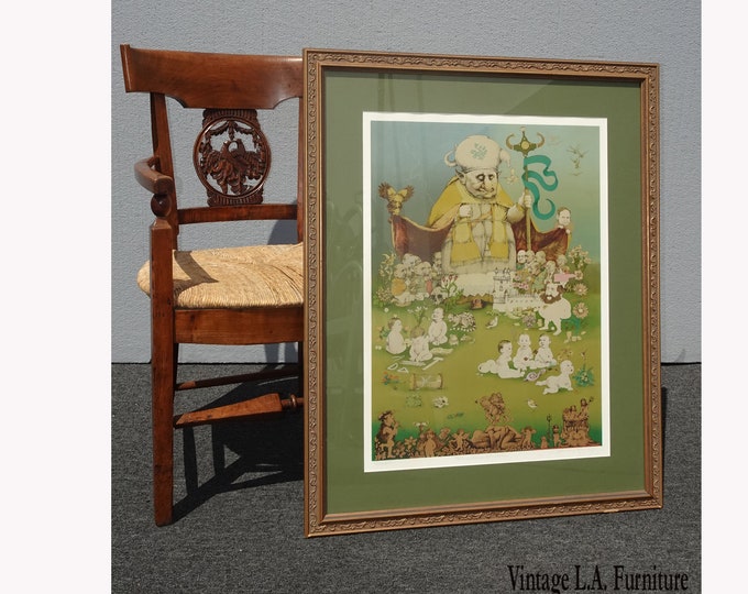 Vtg Mid Century Charles Bragg International Harvester Picture Lithograph 52/300