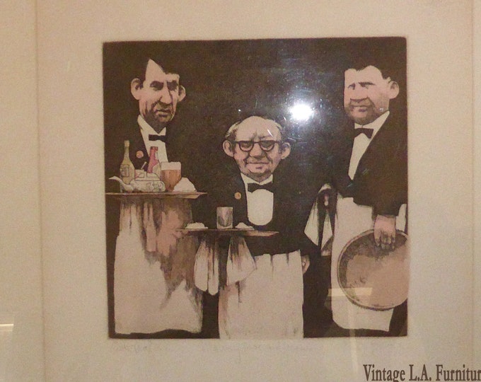 Manny Moe & Jacques Lithograph Charles Bragg Picture Certificate Authenticty