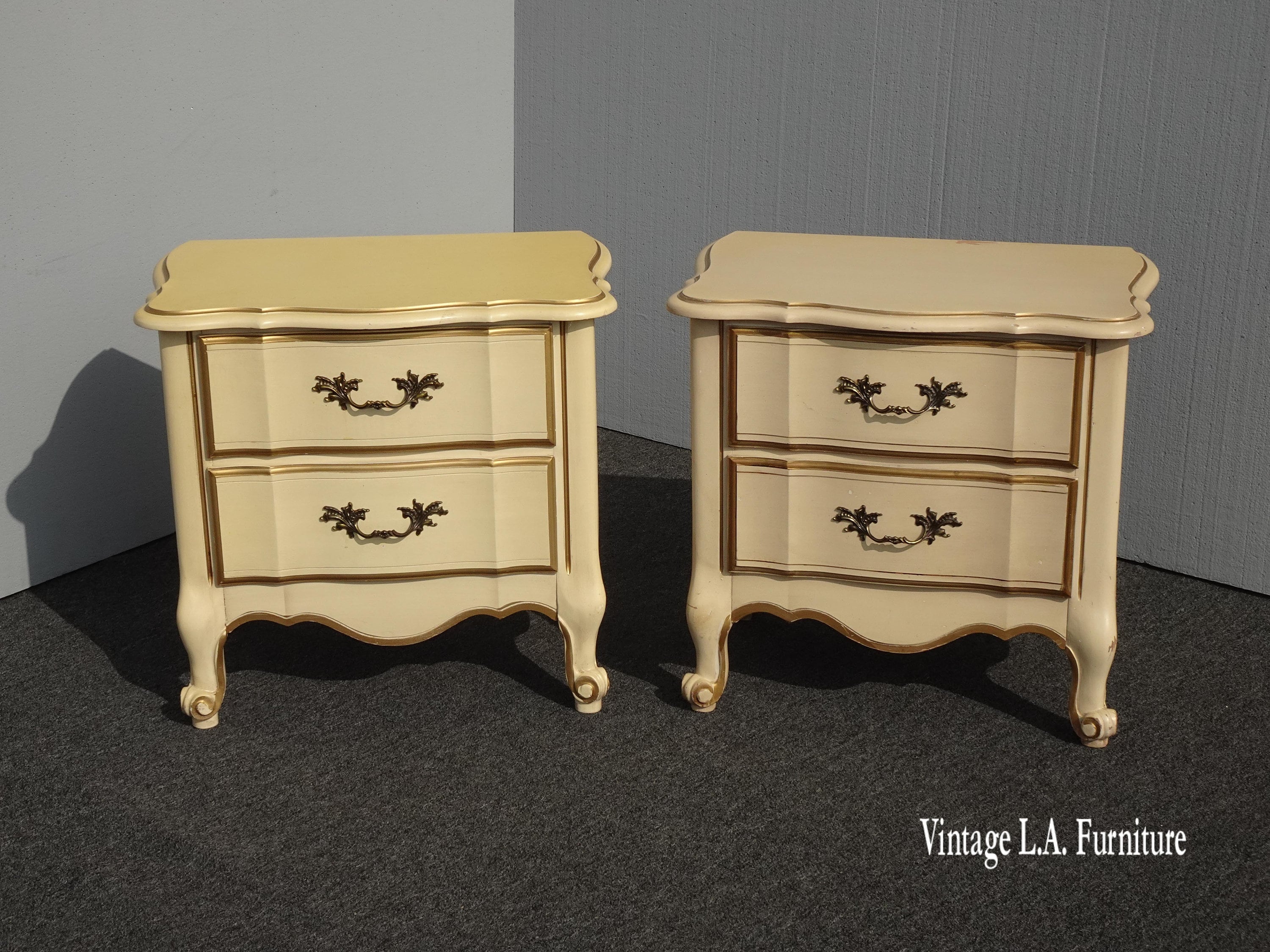 Vintage french nightstands deals