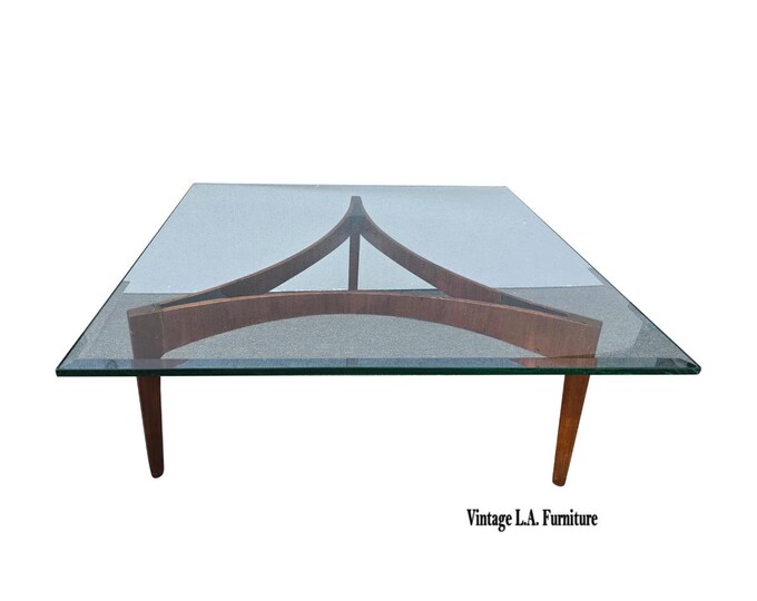Vintage Rosewood Console Coffee Table by Sven Elekjaer by Christian Linneberg