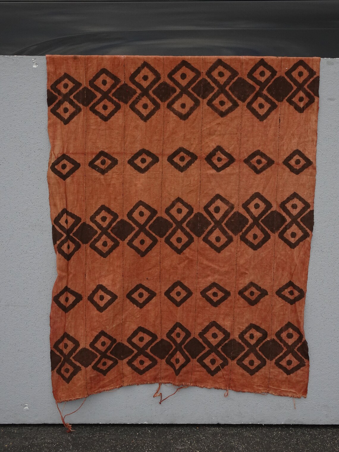 Vintage Cuba Cloth Cuba Linen Cloth African Style Hand Painted - Etsy