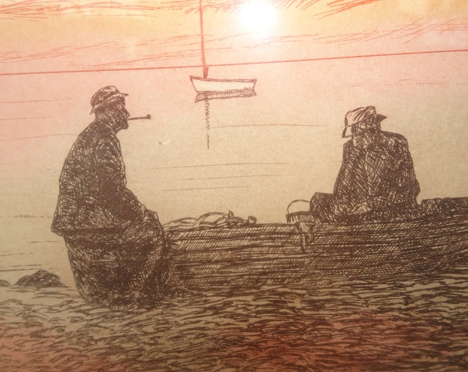 By Paul Geygan 'Evening Tide' Original Etching Hand Signed Picture 145/220 Certificate of Authenticity