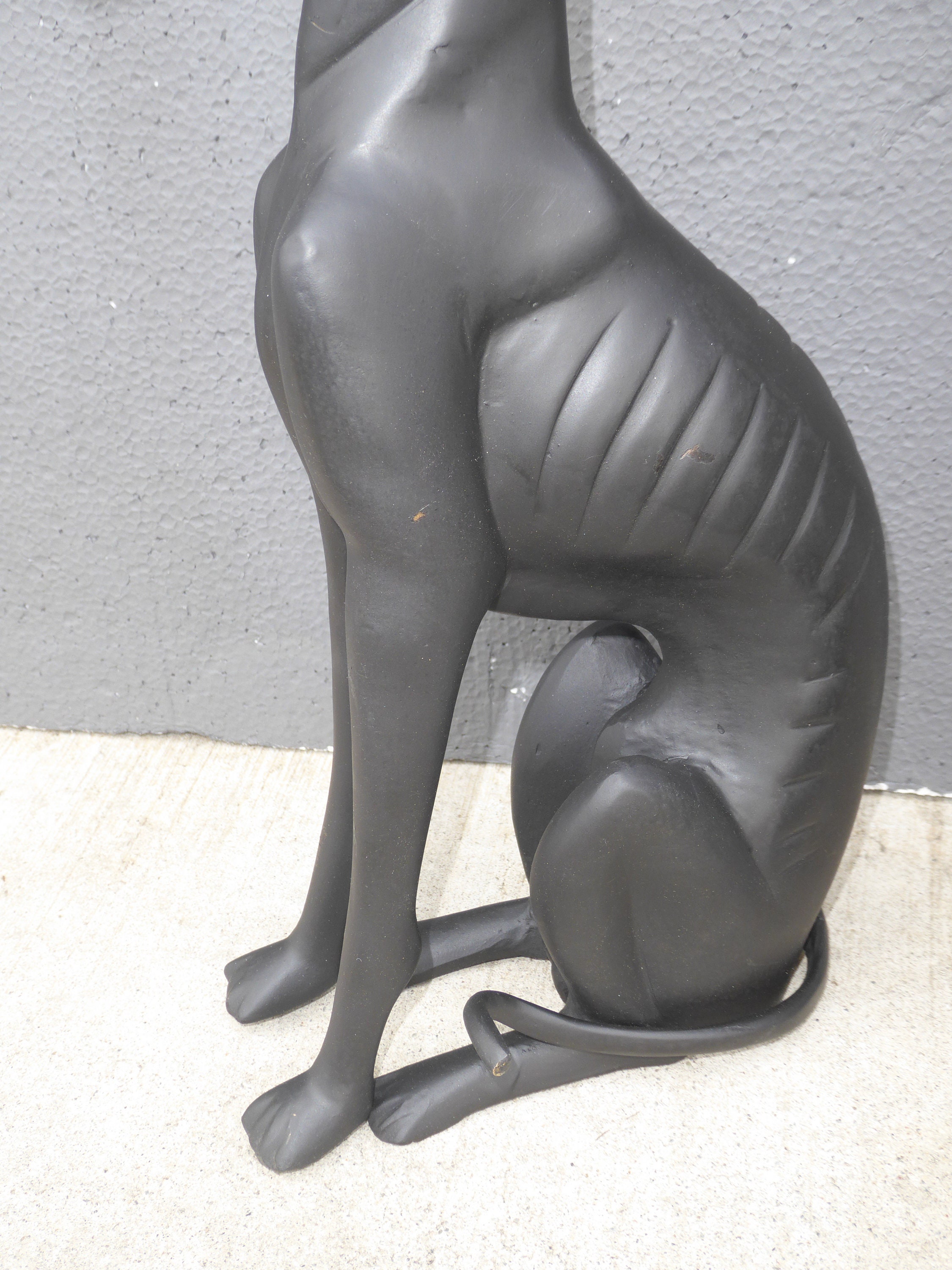 bronze greyhound figurines