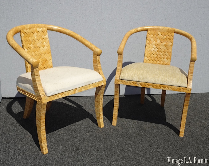 Pair of Designer Carlo Pessina Madura Arm Chairs
