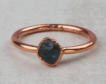 Montana sapphire ring, raw sapphire ring, raw stone engagement ring, raw stone ring, raw gemstone ring, alternative engagement ring ethical