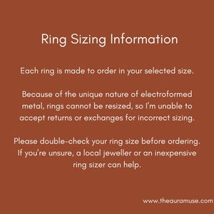 Montana Sapphire wedding band, raw sapphire ring men, customizable alternative copper male promise ring for him, rustic uncut rough gemstone image 11
