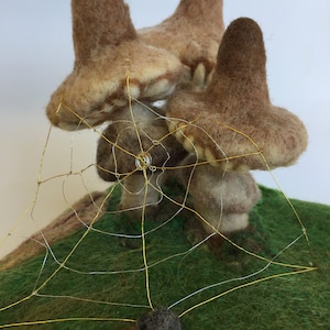 Needle felting Tutorial, Needle Felted Mushrooms, PDF felting tutorial, Mushrooms