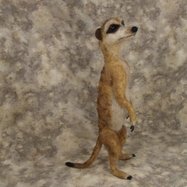 Needle felting turorial pdf, Needle felted pattern pdf instant download, Needle felted Meerkat, PDF Meerkat tutorial