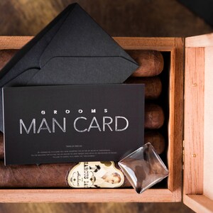 Will you be my Groomsman FUNNY Groomsman Proposal The MAN CARD image 4