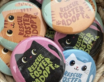 Your Pick- Rescue, Foster, Adopt Pin