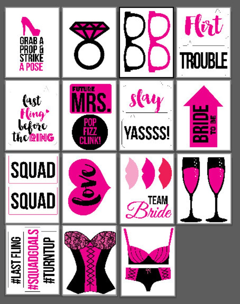 bachelorette-photo-booth-props-printable-pdf-instant-etsy