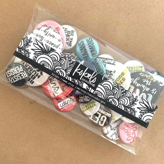 Mix & Match Button Pins Your Pick Cute Button Pin Gift 