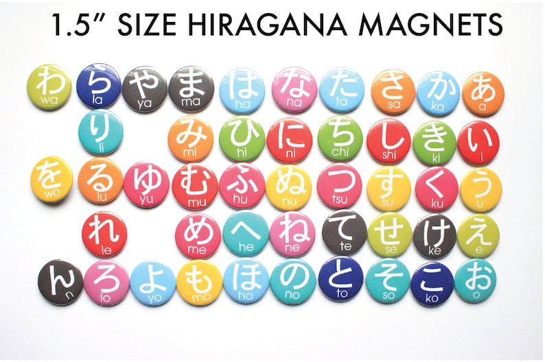 Japanese Hiragana or Katakana Letter Learning Etsy