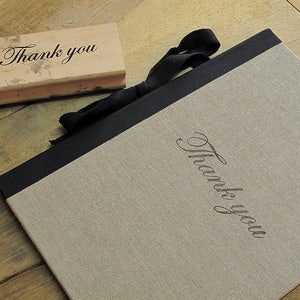 116. &quot;THANK YOU&quot;-Album 6,88&#39; x 9,64&#39;
