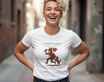 Coddiwomple Illustration Graphic Traveling Purposefully Without a Destination Soft Tee