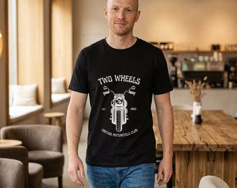 1983 Vintage Motorcycle Club |  Two Wheel  Graphic T-Shirt