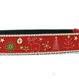 Blinking christmas lights dog collar