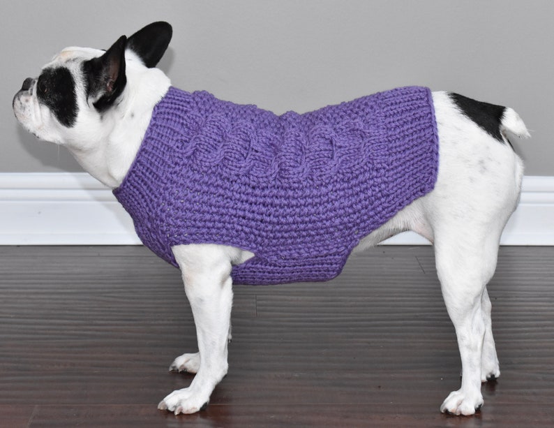 winter sweater cable knit sweater holiday sweater bulky sweater READY TO SHIP -French Bulldog Fit- 100/% wool sweater merino wool
