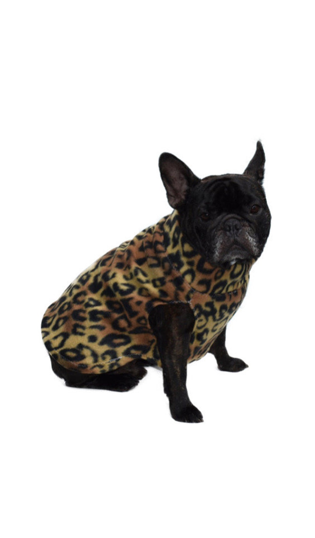 Cheetah Fleece Dog Sweater Leopard Dog Sweater Sweater for Etsy