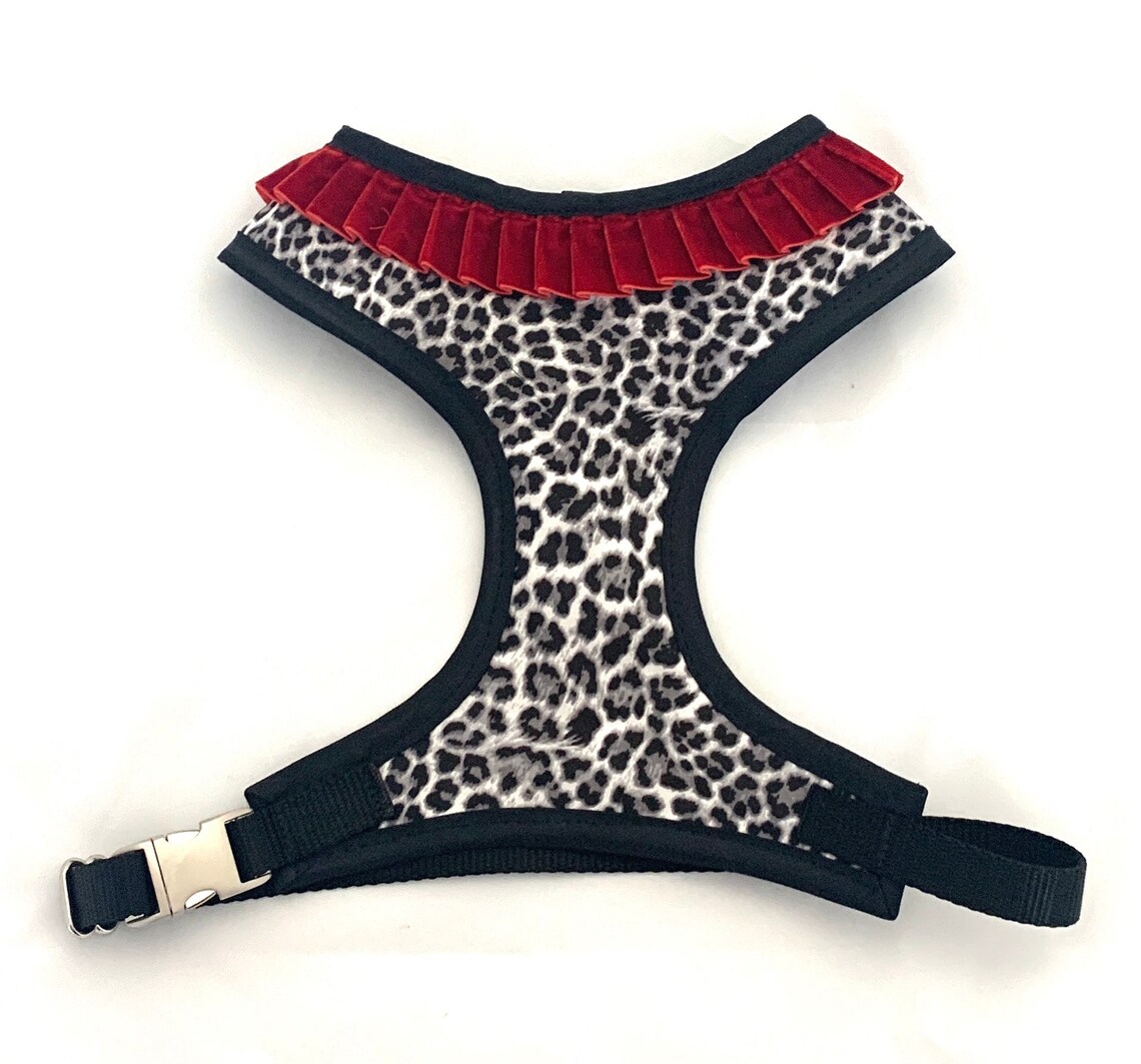 Leopard print dog harness animal print harness soft Etsy
