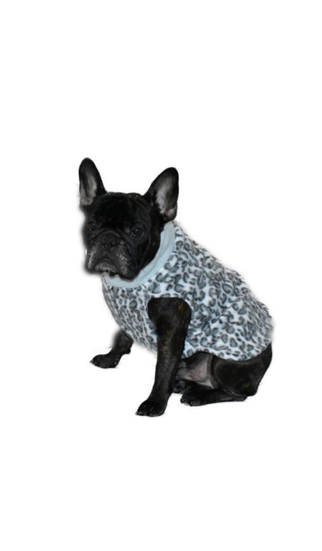 Snow Leopard Fleece Dog Sweater Dog Sweater Sweater for Etsy