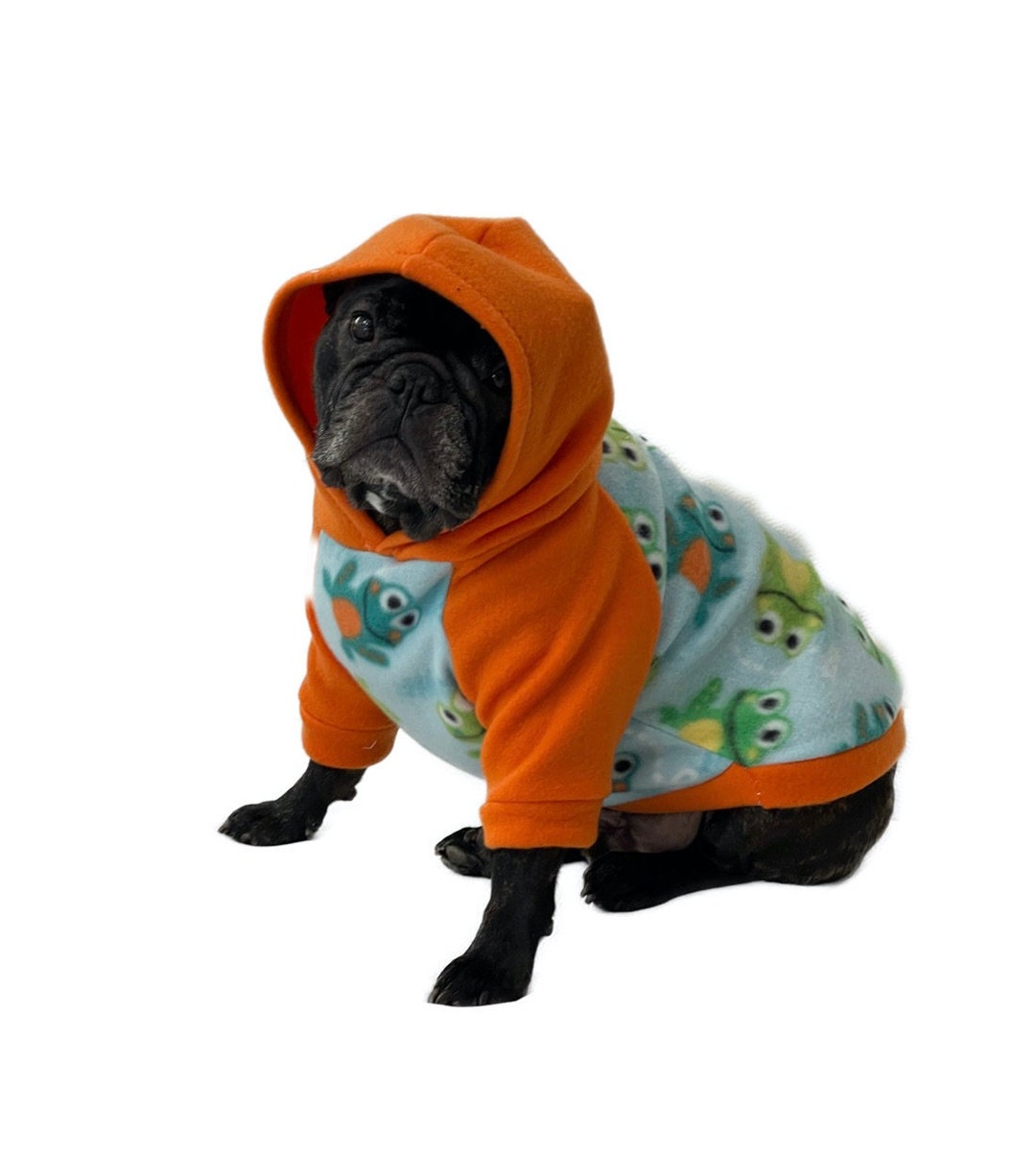 Frogs Fleece Dog Hoodie Dog Sweater Winter Sweater Fall Etsy
