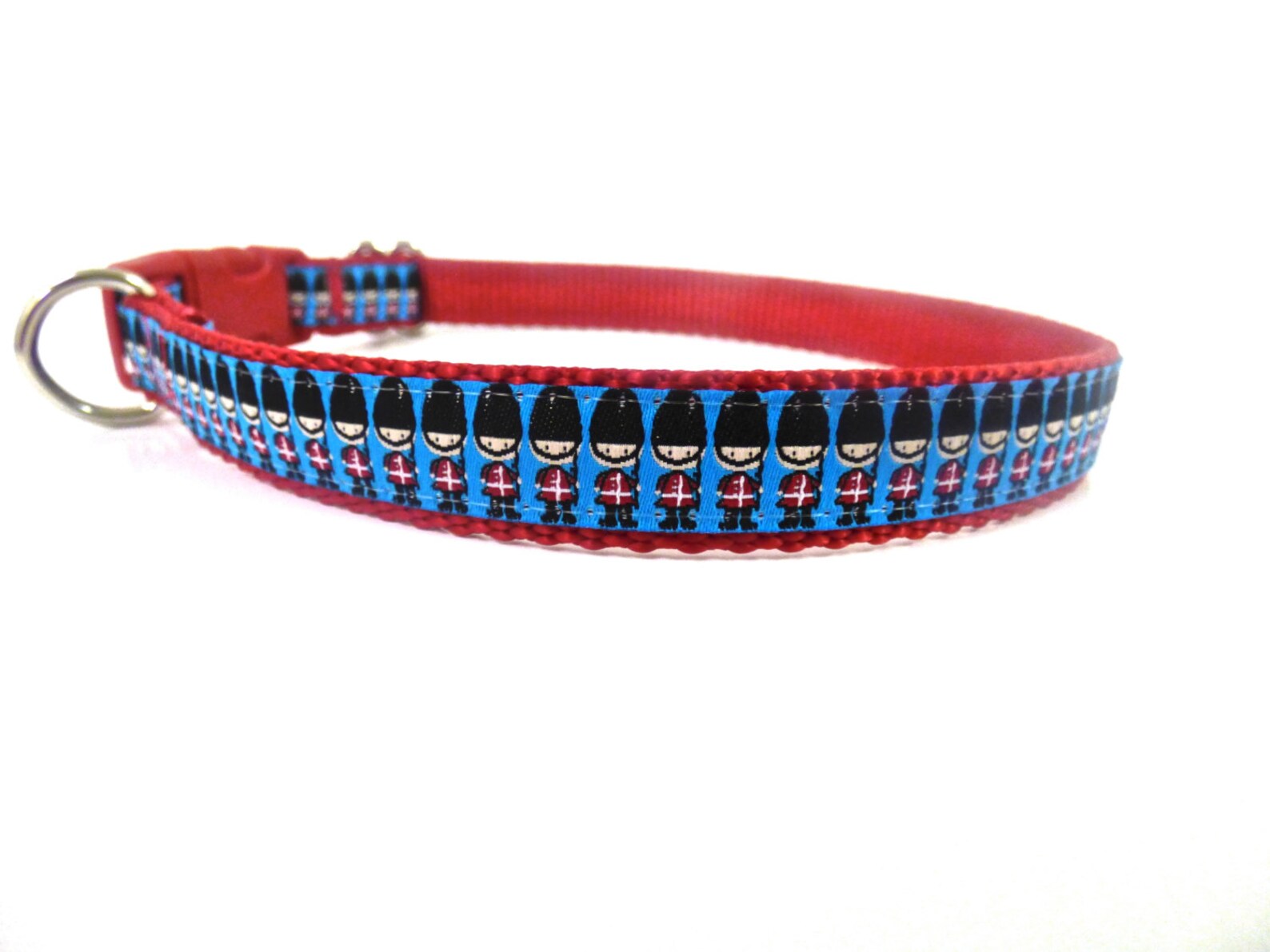 Soldiers Dog Collar Boy Dog Collar Blue Dog Collar Red Dog Etsy