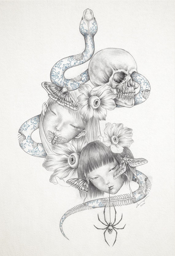 Podrido: impresión de arte límite dibujo a lápiz surrealista - Etsy México Podrido: impresión de arte límite dibujo a lápiz surrealista - Etsy México