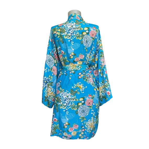 vintage 1960s/70s floral print kimono cardigan - … - image 6