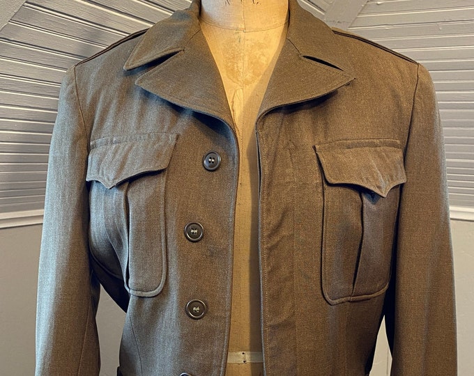 WWII Eisenhower ike OD Field Jacket, Army Military 36R Etsy