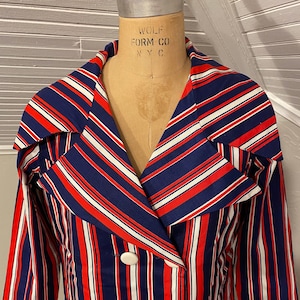 Handmade Red, White and Blue Blazer, Vintage